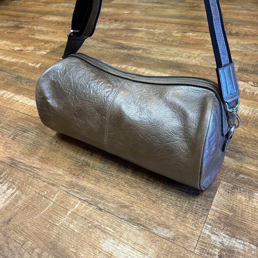 aniary アニアリ ドラム ショルダーバッグ 牛革 レザー