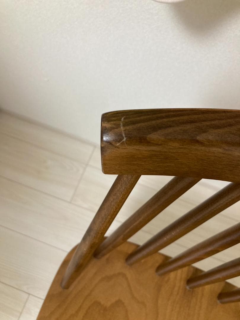 NOCE（ノーチェ）ダイニングチェア④（ウォールナット調）【送料込】