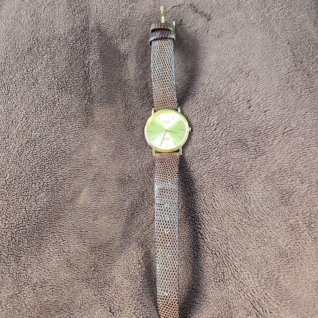 EXCEED ゴールド 腕時計(クォーツ)