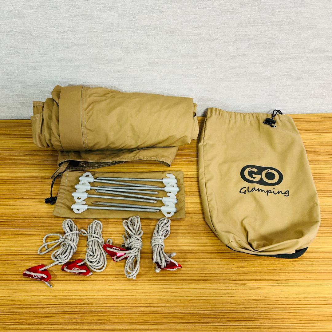 【現状品】GO Glamping G・G PUP パップテントTC 前幕セット