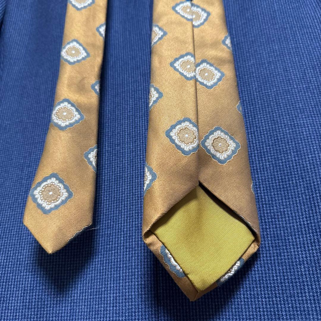 FRANCO BASSI 50周年 ネクタイ ゴールド