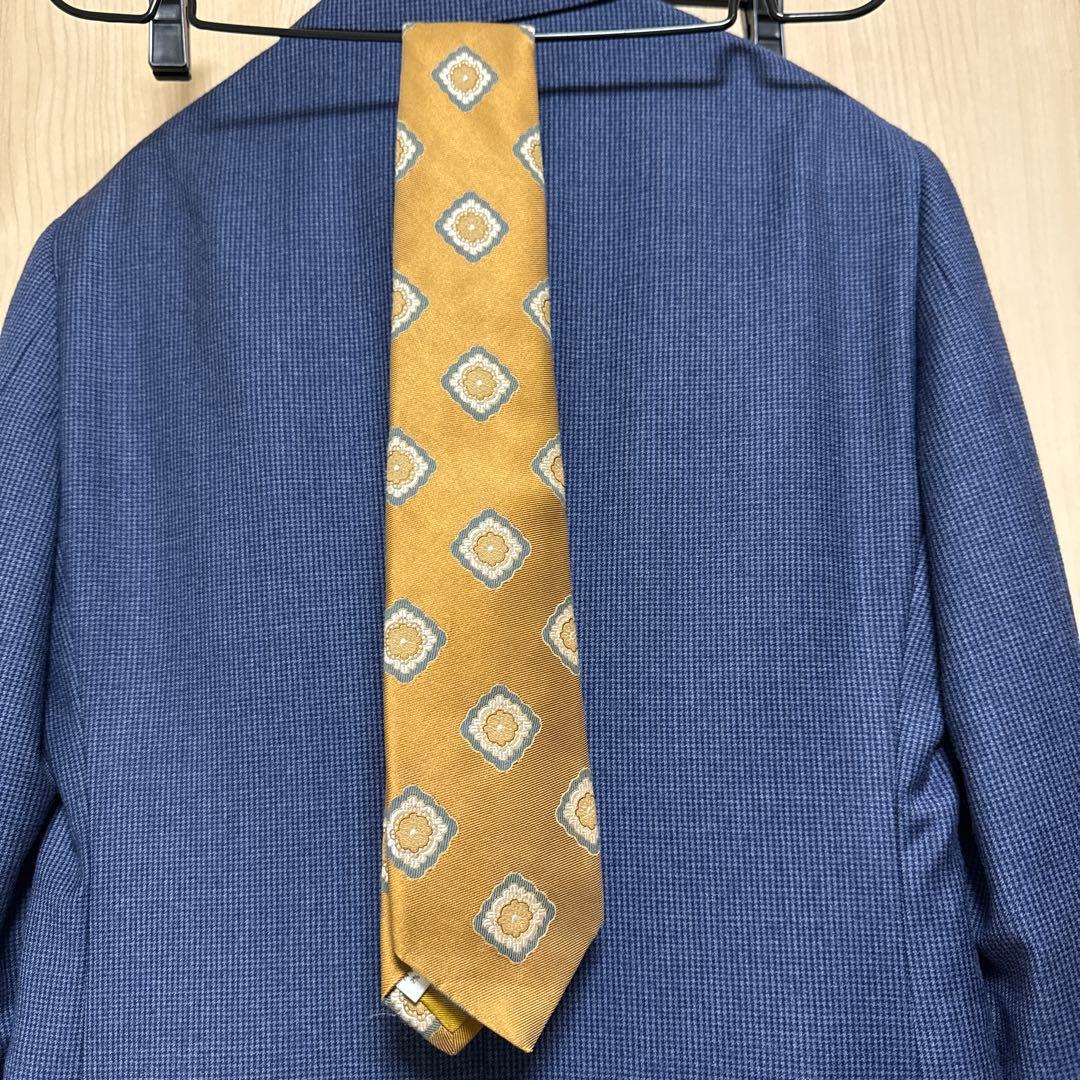 FRANCO BASSI 50周年 ネクタイ ゴールド