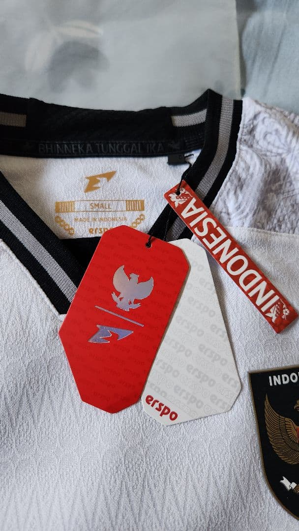 インドネシア代表 erspo 長袖ジャージ Sサイズ ホワイト