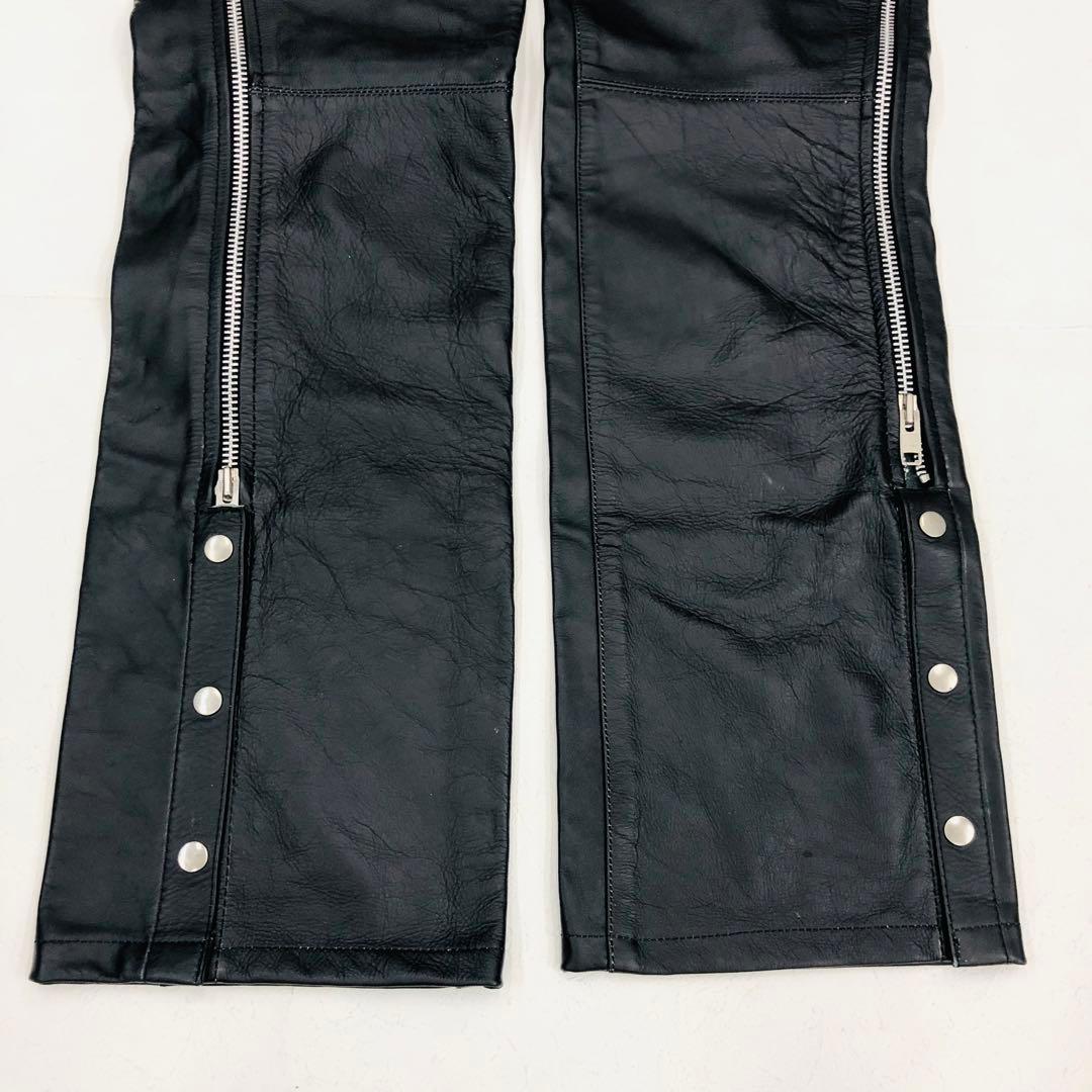 ★1473 ホーンワークス　レザーチャップス　オーバーパンツライディング　牛革