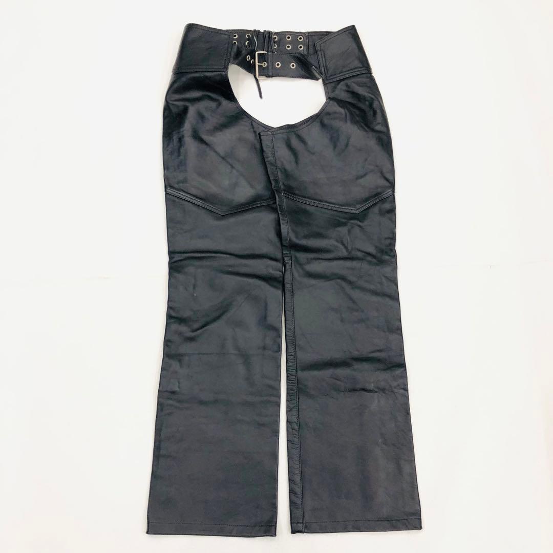 ★1473 ホーンワークス　レザーチャップス　オーバーパンツライディング　牛革