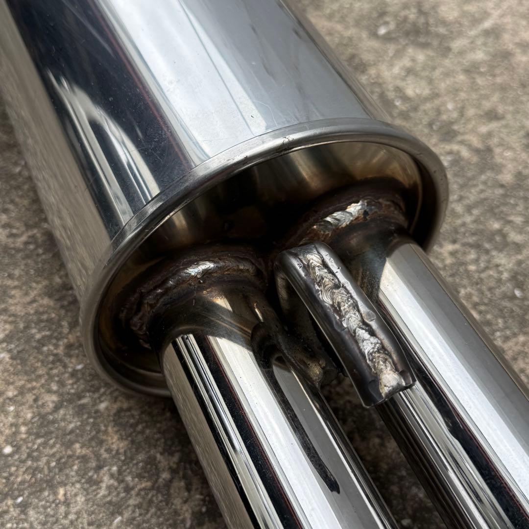 箱型　スカイライン　4ドア　GTR 「50パイ デュアルステンレスマフラー」