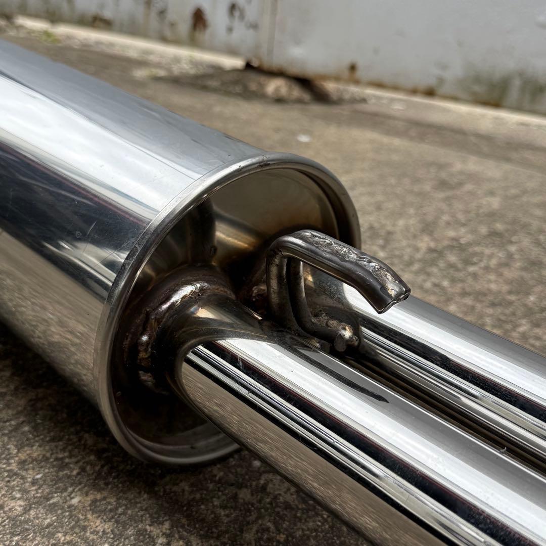 箱型　スカイライン　4ドア　GTR 「50パイ デュアルステンレスマフラー」