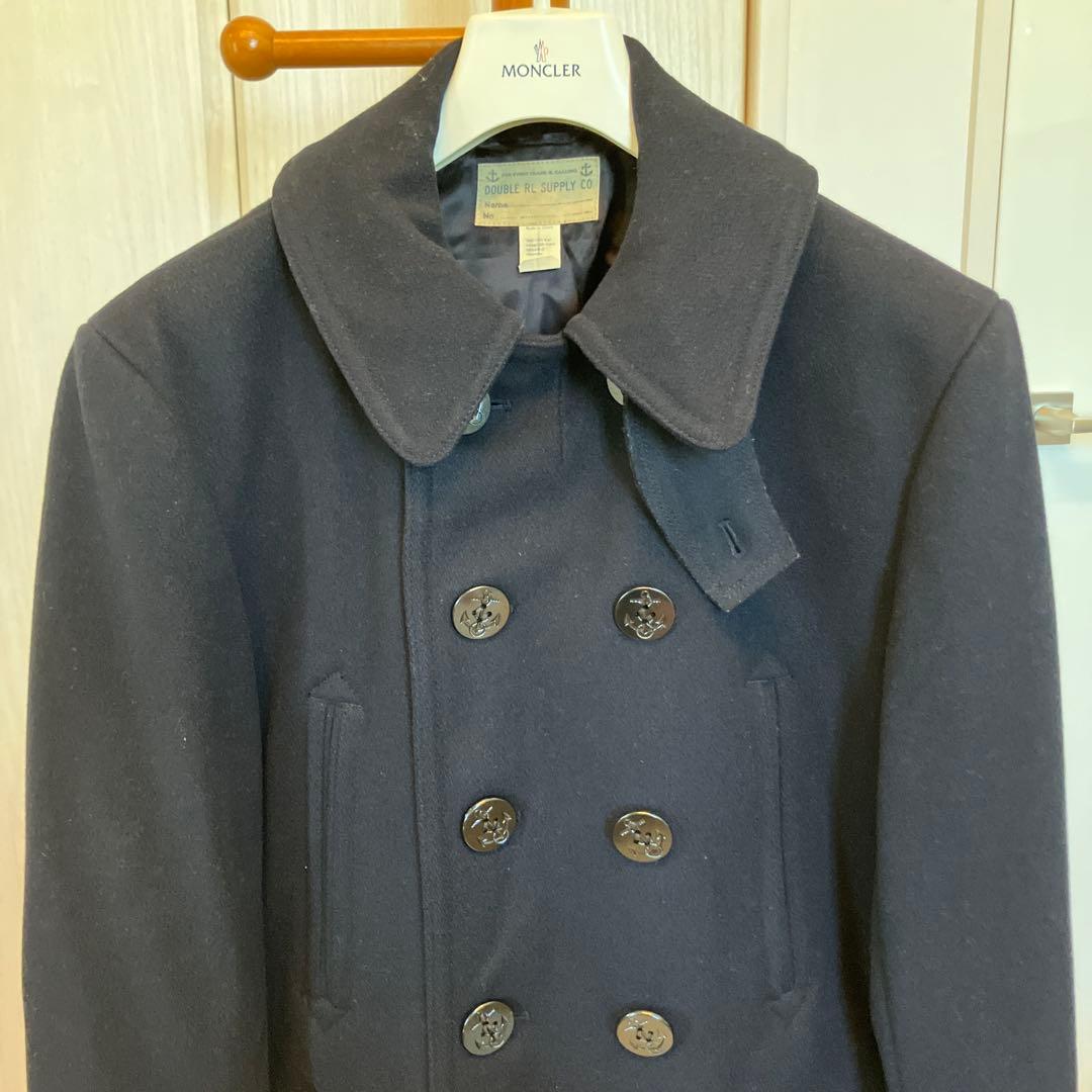 RRL ダブルアールエル　ラルフローレン ウールピーコート　L