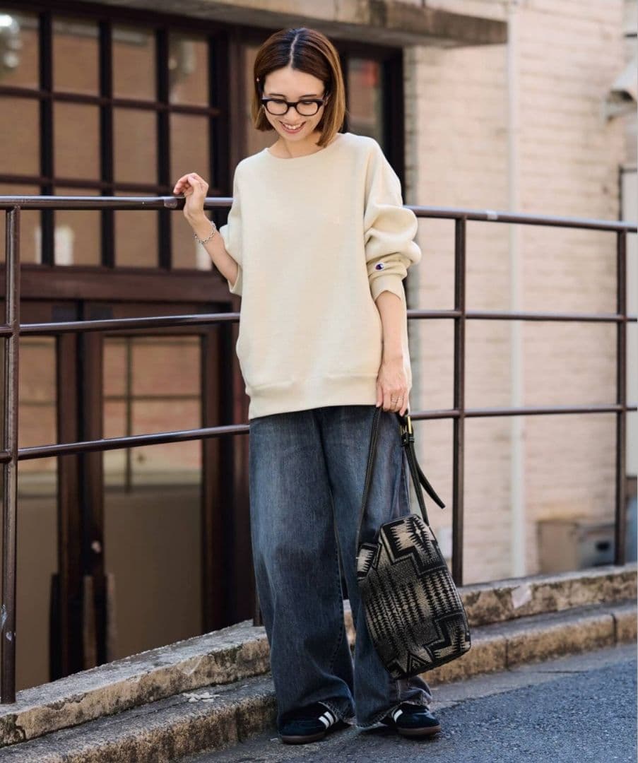 【FRAMeWORK】Champion別注製品染めリバースウィーブポケット