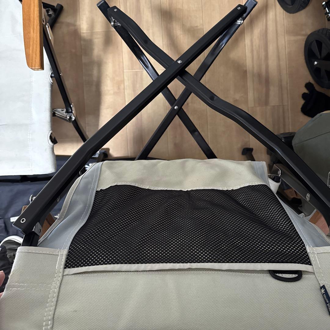 peak ローチェアショート　アイボリー2脚　LV-093IV