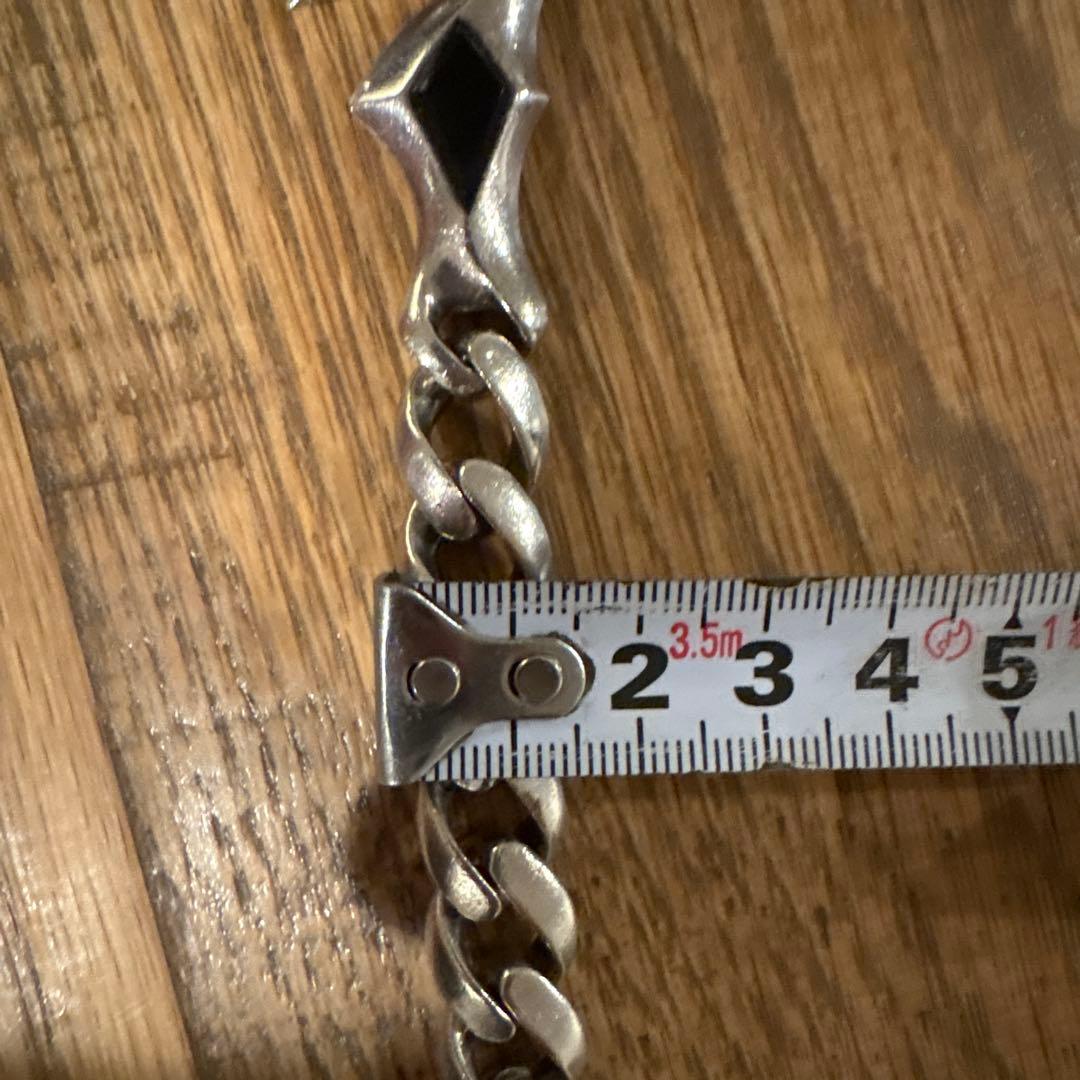 シルバー925 クラシック ウォレットチェーン　喜平チェーン