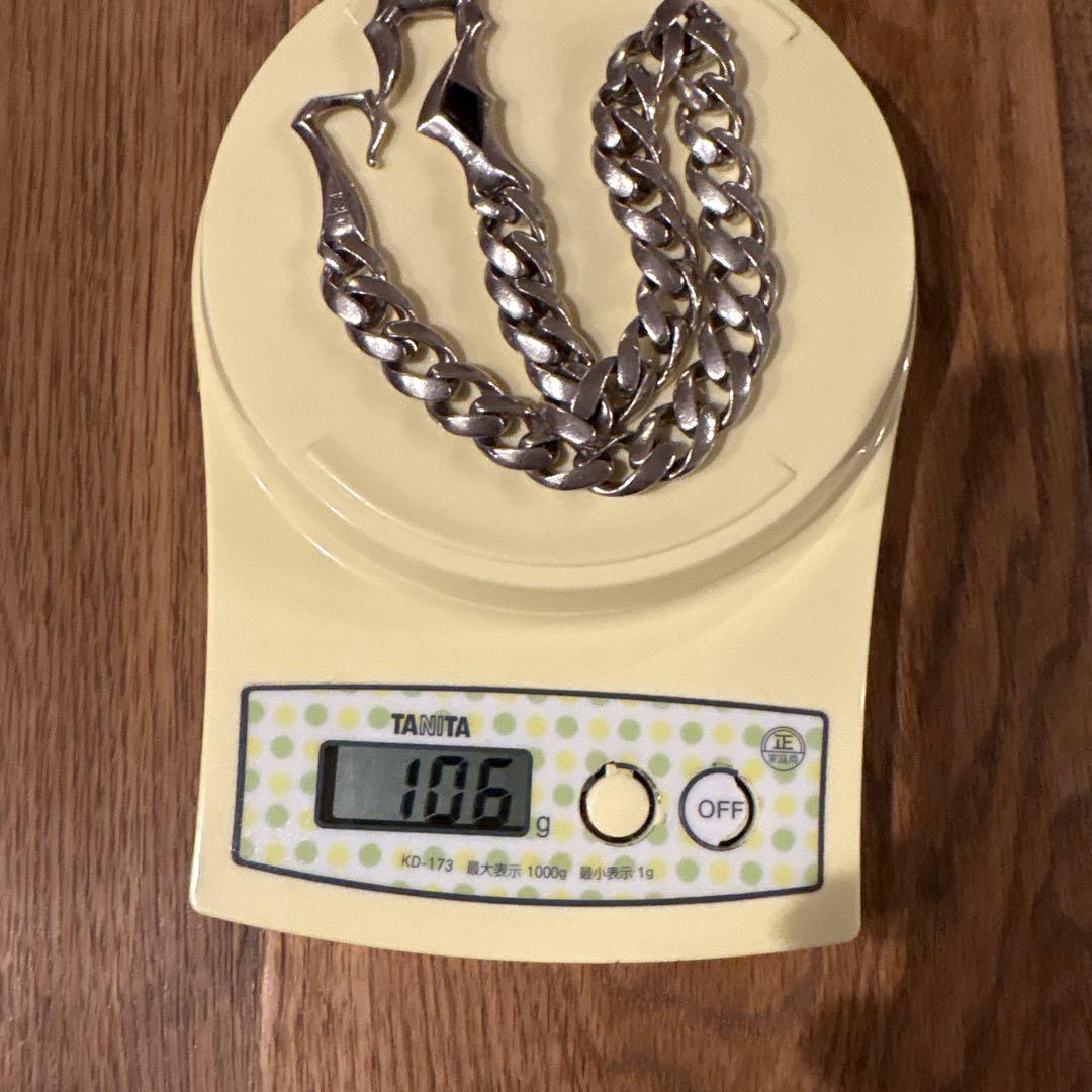 シルバー925 クラシック ウォレットチェーン　喜平チェーン