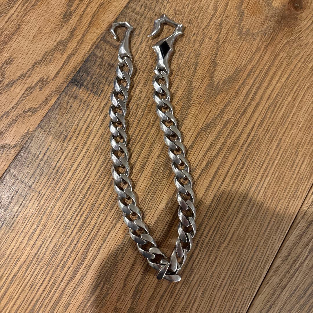 シルバー925 クラシック ウォレットチェーン　喜平チェーン