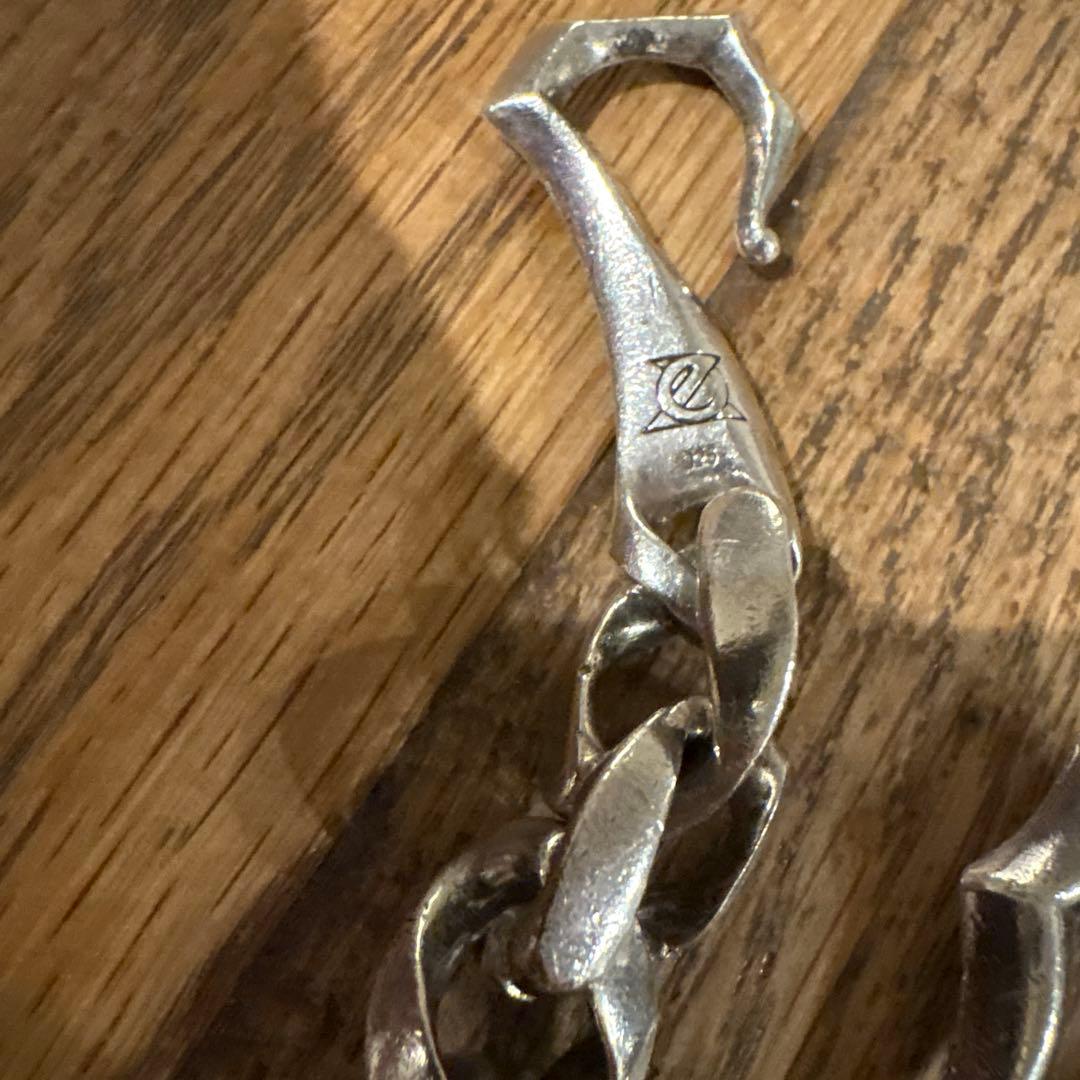 シルバー925 クラシック ウォレットチェーン　喜平チェーン