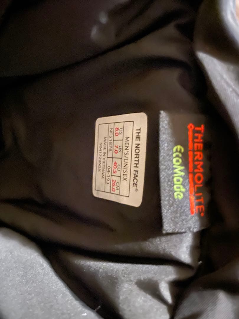 THE NORTH FACE ヌプシ ブーティ　26cm ブラック