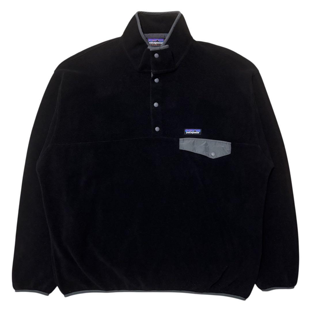 XL 美品 野村周平 黒 Patagonia シンチラ パタゴニア スナップT