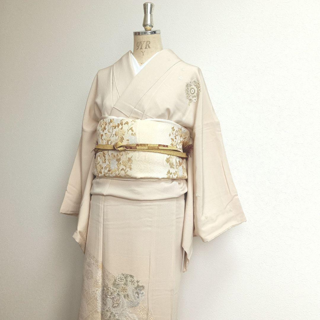 山口美術織物　刺繍訪問着　4点セット