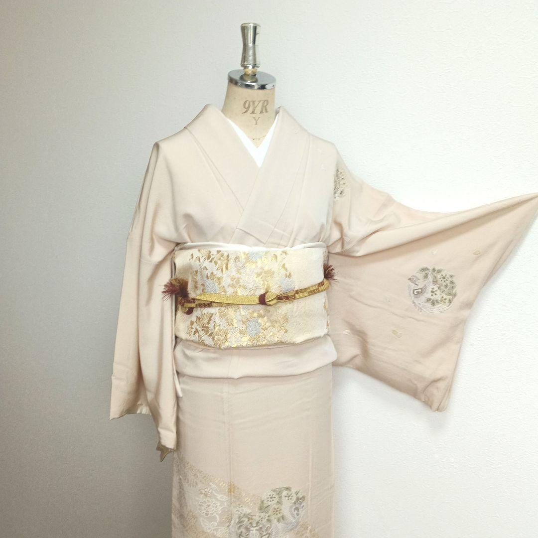 山口美術織物　刺繍訪問着　4点セット