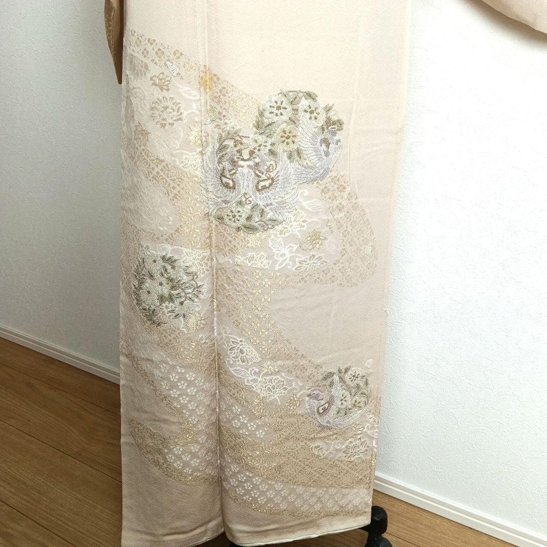 山口美術織物　刺繍訪問着　4点セット