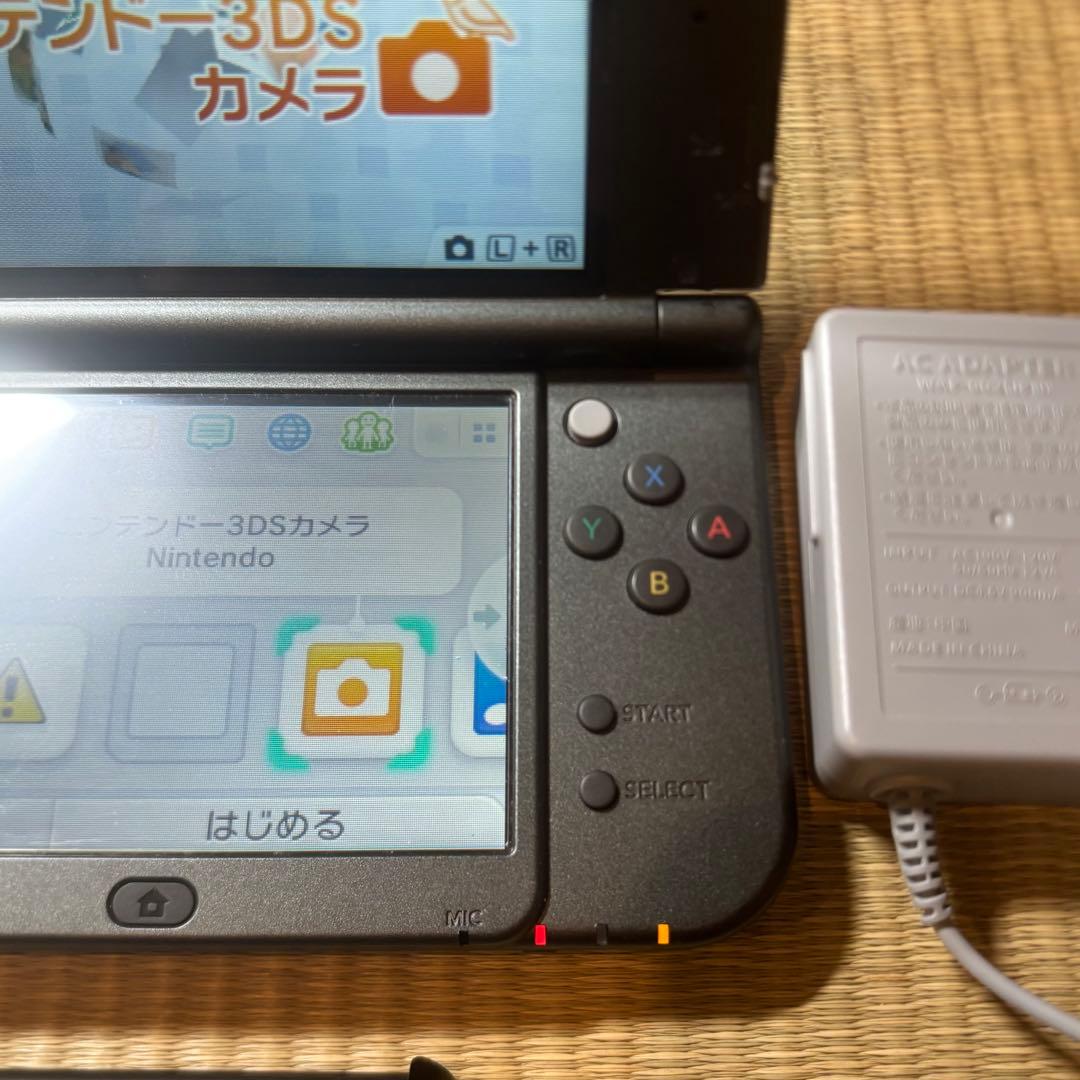 New Nintendo 3DS LL メタリックブラック動作良好 充電器付き