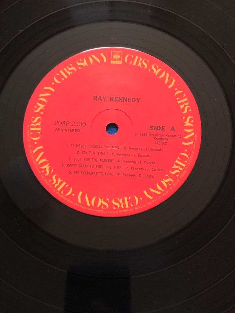 LPレコード♢レイ・ケネディ♢20AP2330♢1980年♢うg4947w43