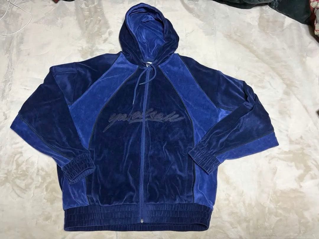 ヤードセール　ジップパーカー　ベロア