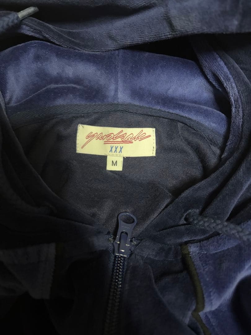 ヤードセール　ジップパーカー　ベロア