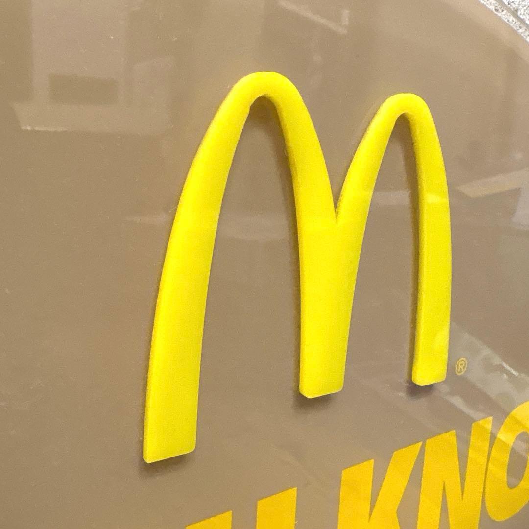 90’s マクドナルド　ディスプレイ　ショーケース　店舗用　シェルフ　アメトイ