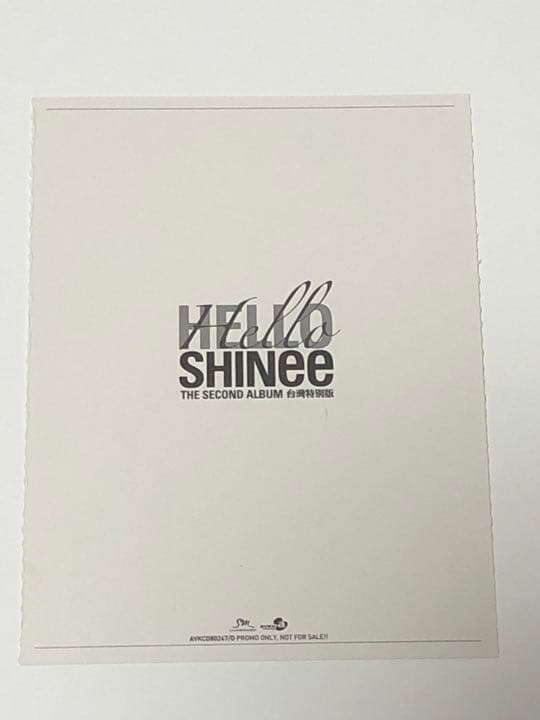 SHINee Hello 公式ポストカード ミノ