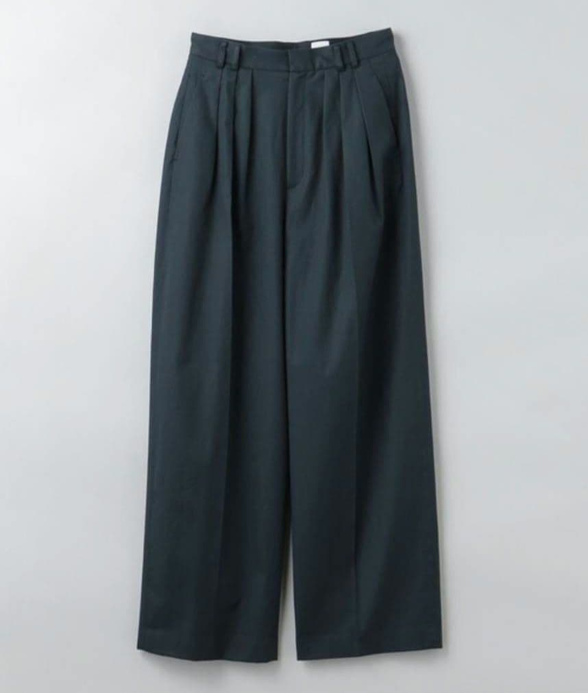 6 ROKU タックパンツ　ネイビー　34