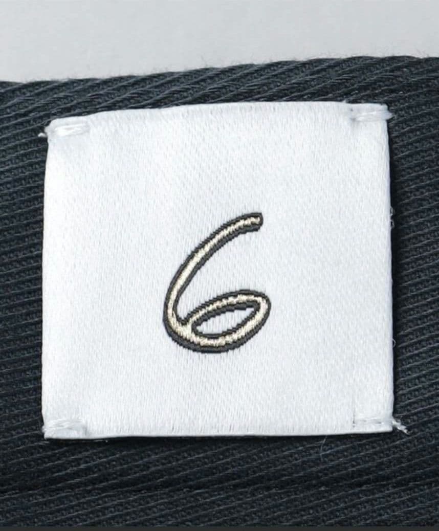 6 ROKU タックパンツ　ネイビー　34