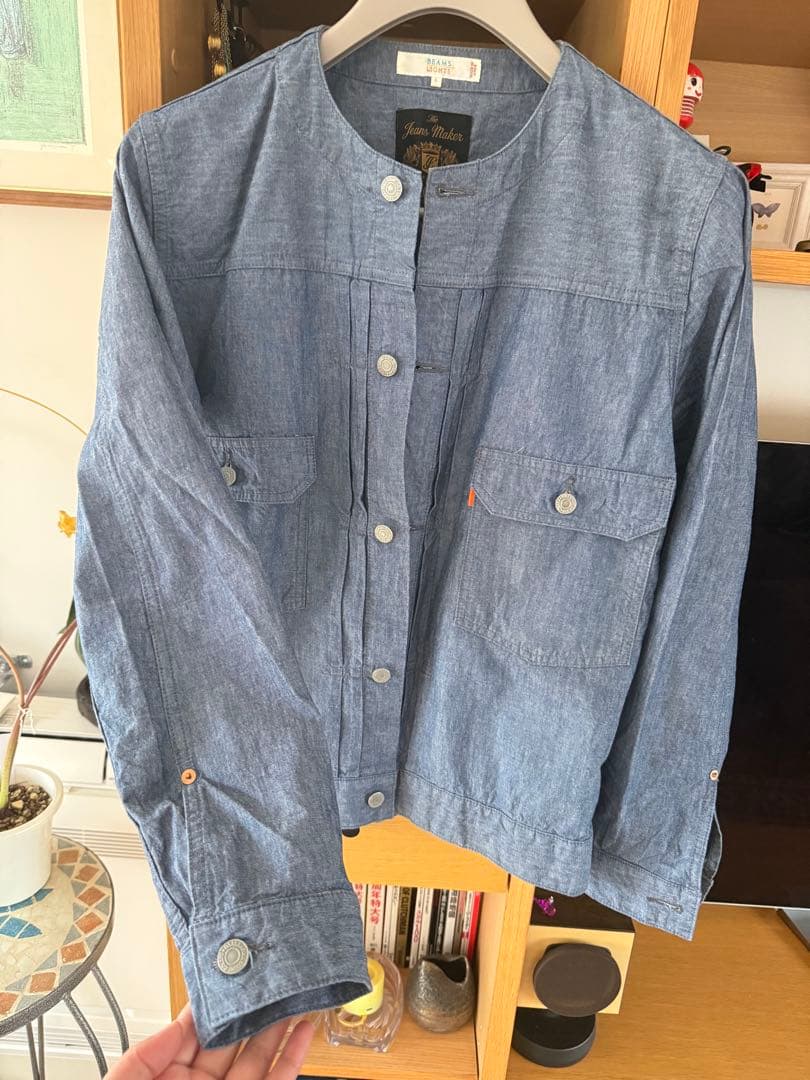 FULLCOUNT ライトブルー デニム風ジャケット