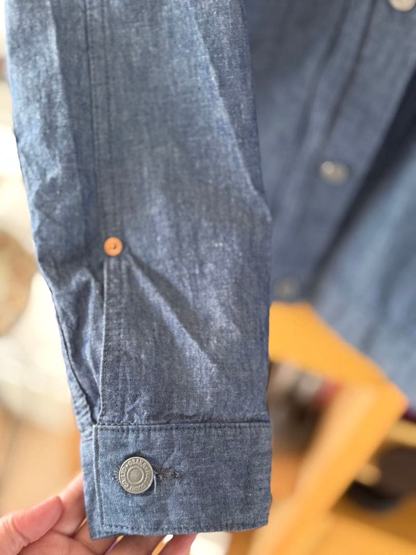 FULLCOUNT ライトブルー デニム風ジャケット