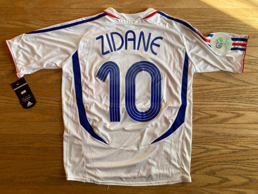 未使用品　ジダン　ワールドカップ2006　フランス代表　ユニフォーム Ｍサイズ