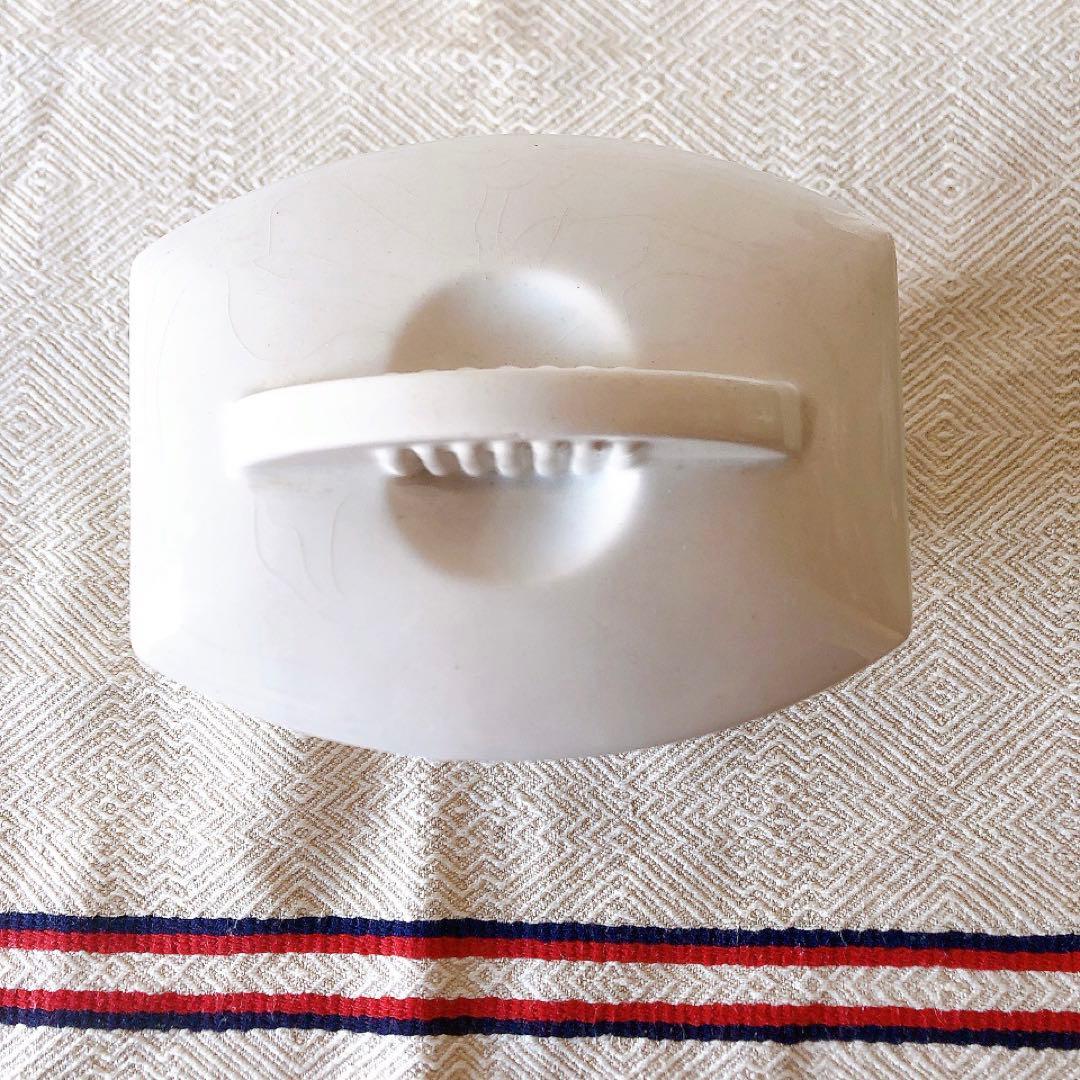 リュネヴィル 陶器製キャニスター FARINE フランスアンティーク食器