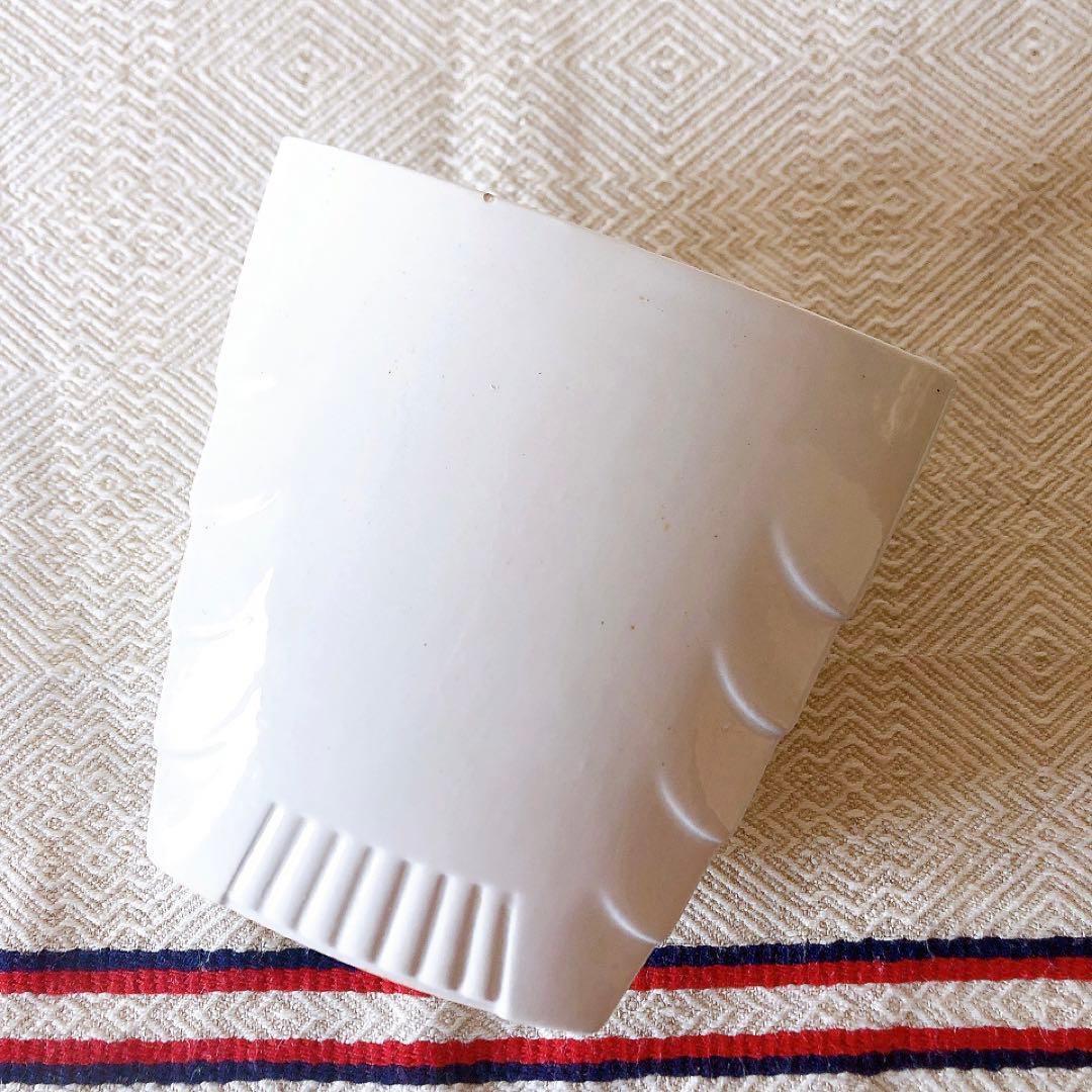 リュネヴィル 陶器製キャニスター FARINE フランスアンティーク食器