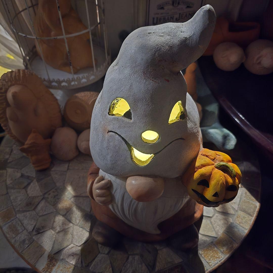 見たことのないとっても珍しいノームさんの電池ボックス式オブジェ♡1点もの໒꒱·