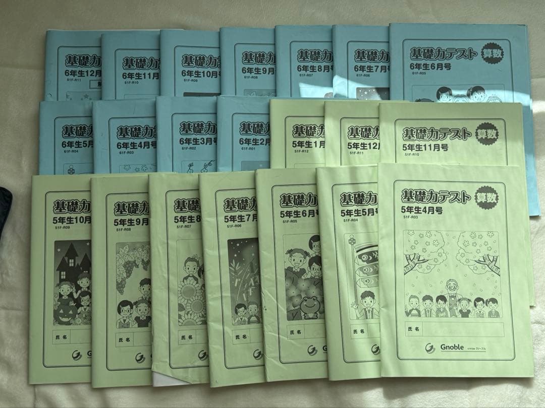 Gnoble 算数　基礎力テスト 5・6年生 21冊