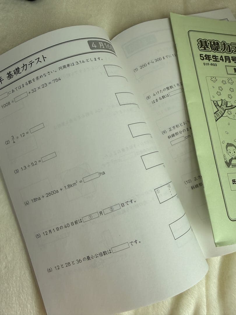 Gnoble 算数　基礎力テスト 5・6年生 21冊