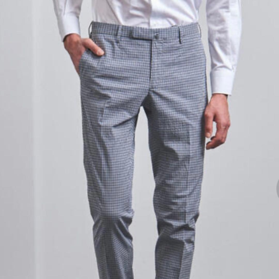 定価41,800円 INCOTEX インコテックス チェック ノープリーツ