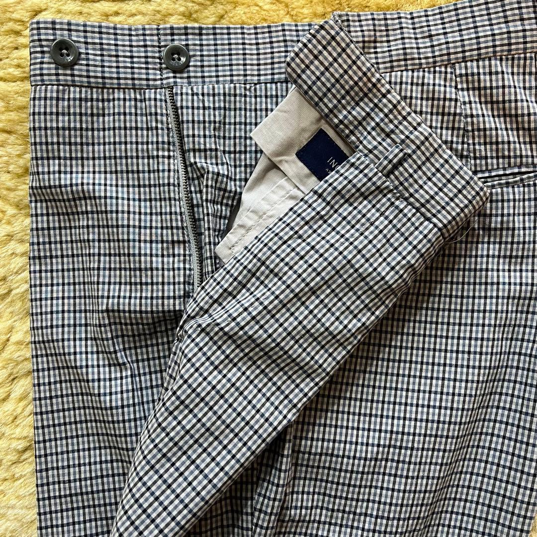 定価41,800円 INCOTEX インコテックス チェック ノープリーツ