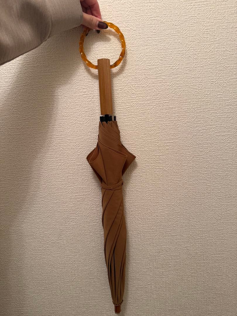 大森傘店　キャメル　晴雨兼用傘