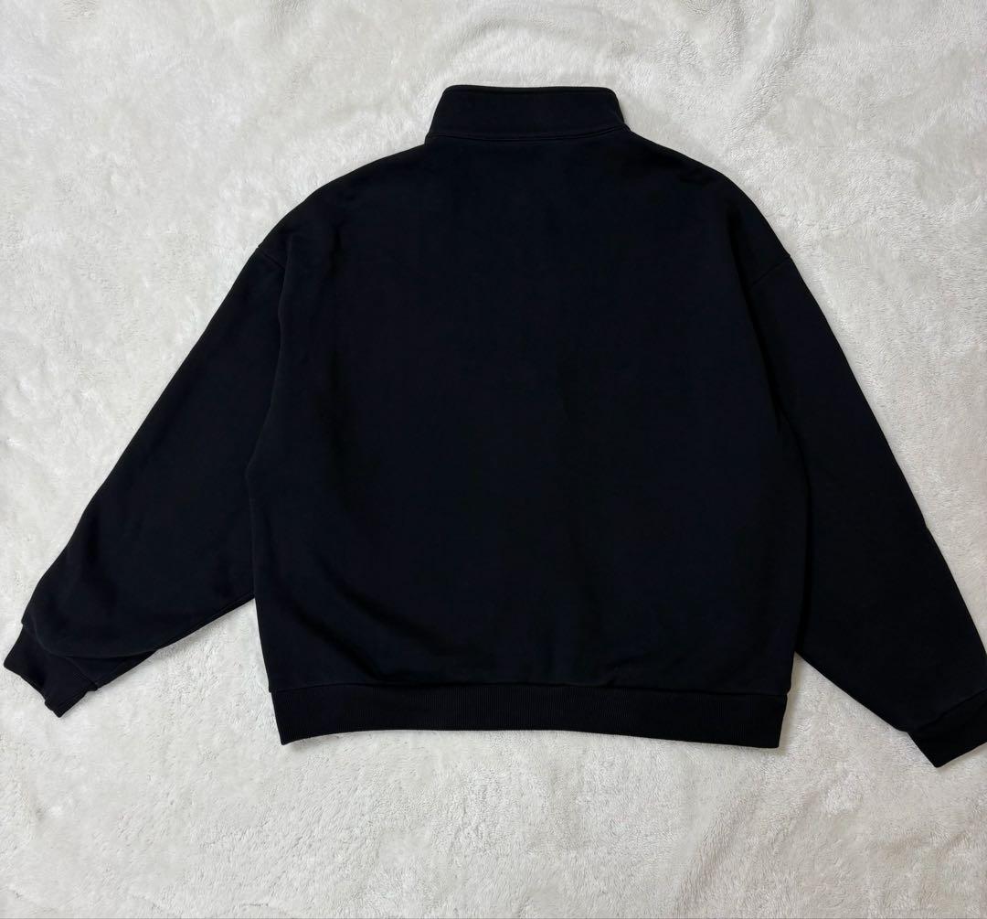 ALO Yoga ハーフジップ Mサイズ　スウェット　トレーナー　黒