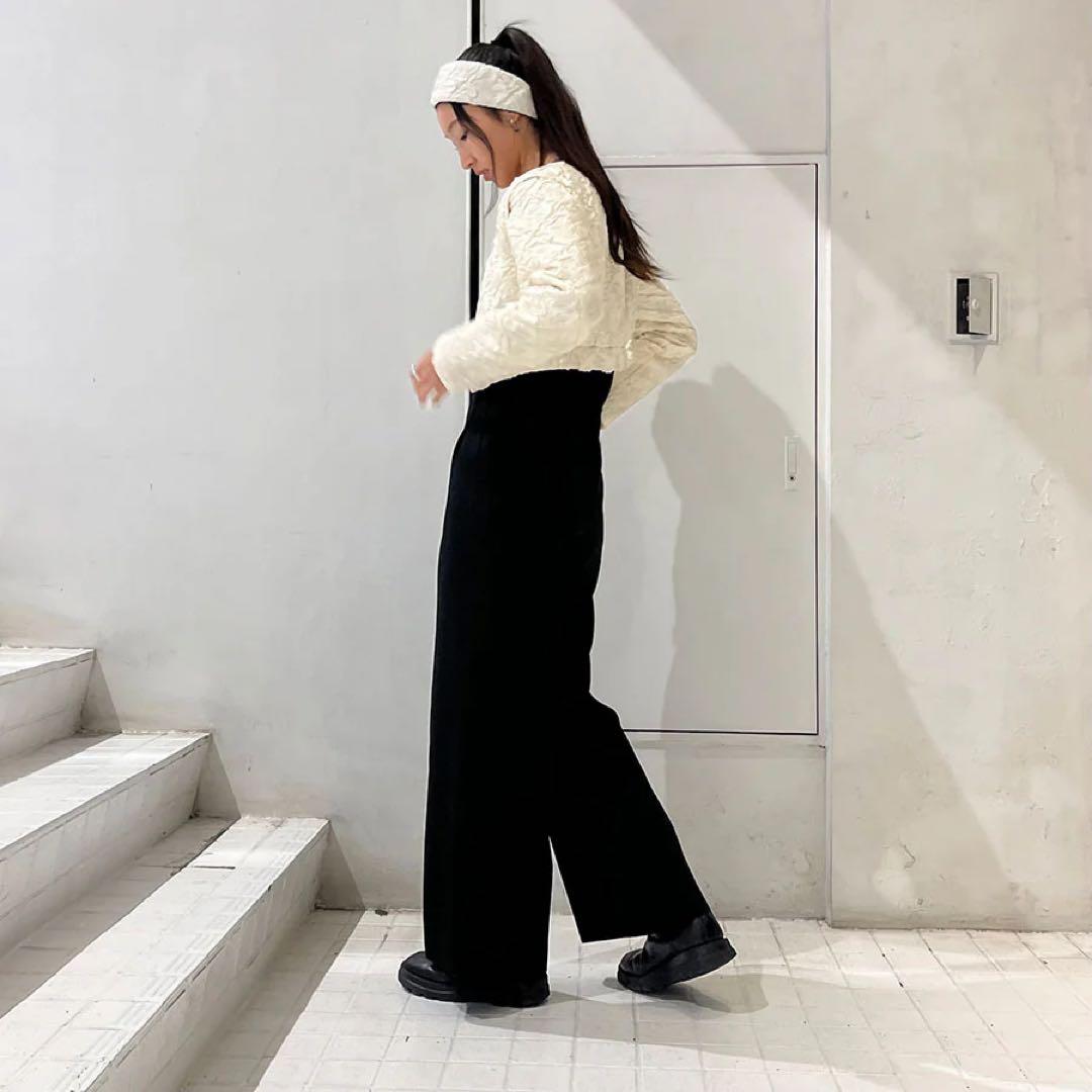 ヘアアクセサリー Dahlia shrinking embroidery headband