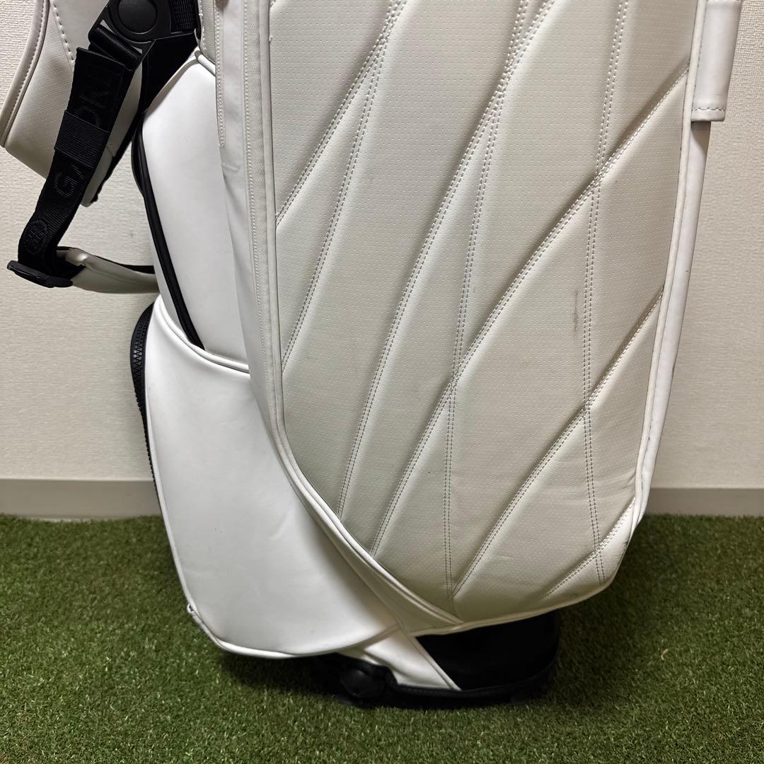 G/FORE × VESSEL キャディバッグ ホワイト 9型 スタンド破損