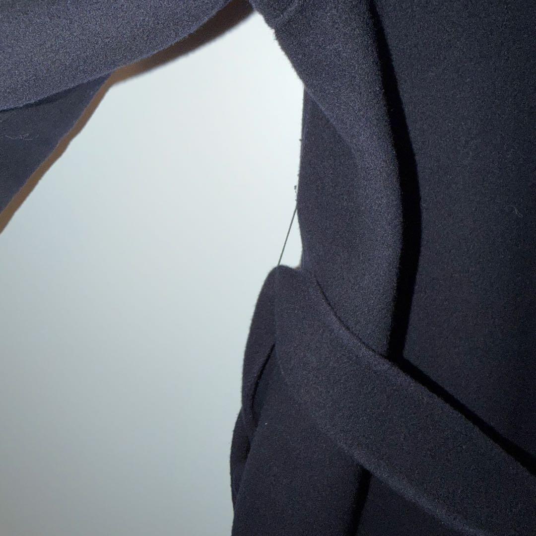 ANAYI アナイ ノーカラーコート ネイビー38