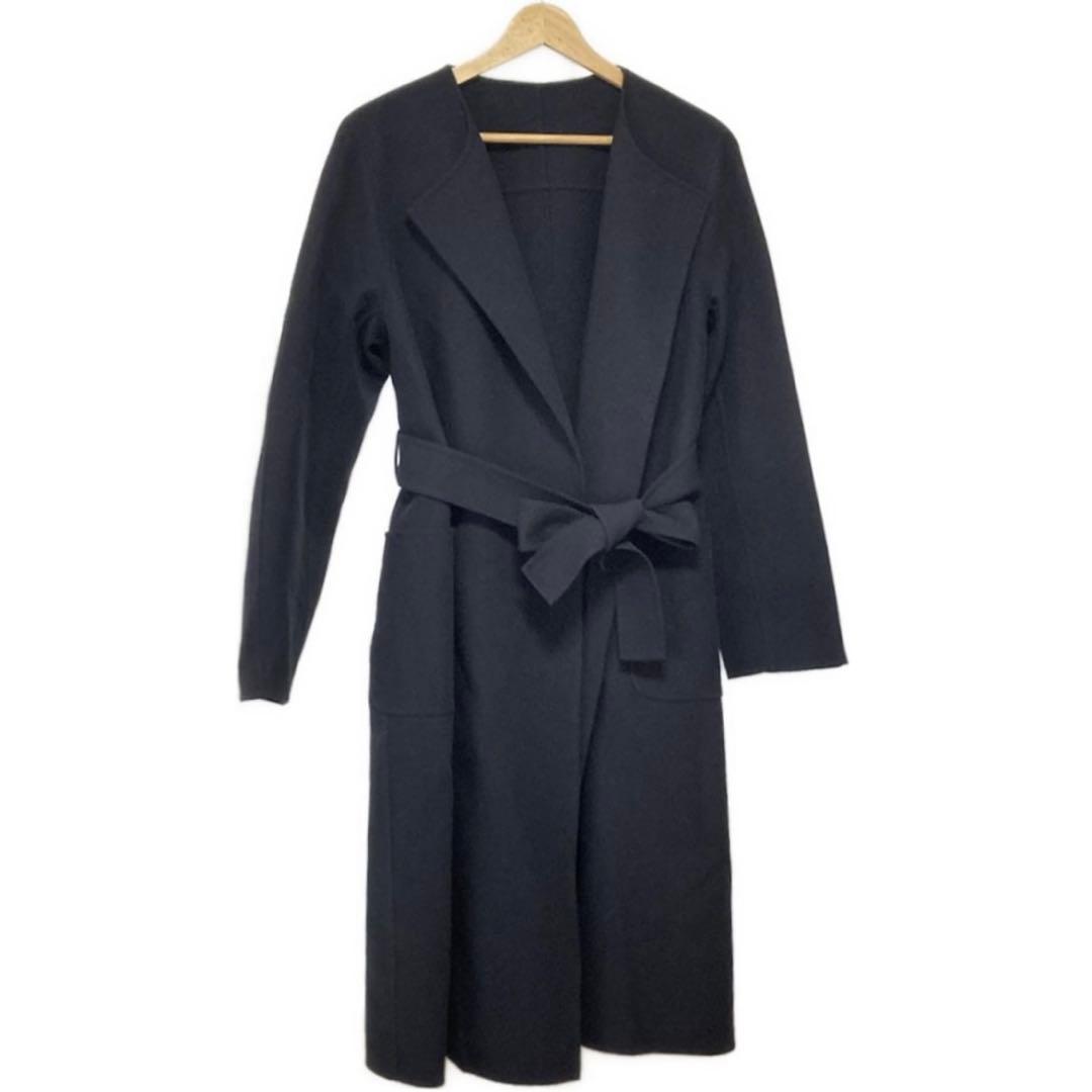 ANAYI アナイ ノーカラーコート ネイビー38