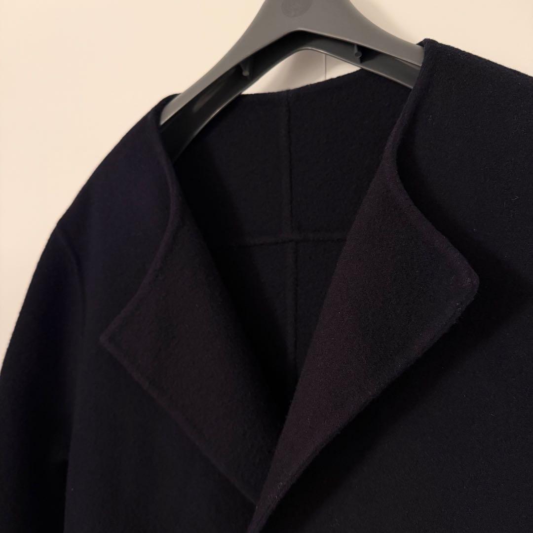 ANAYI アナイ ノーカラーコート ネイビー38