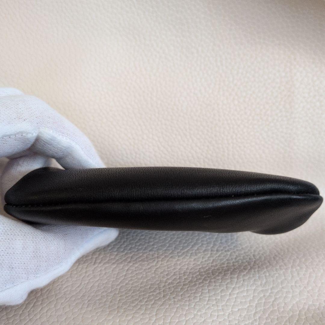 希少!!美品✨コーチ　がま口　レザー　ブラック　ケース　小物入れ　オールド