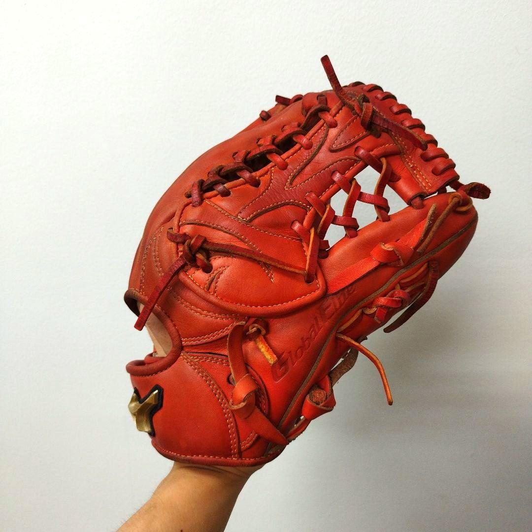 619 ミズノ グローバルエリート 即戦力 型良 軟式 外野手用グローブ